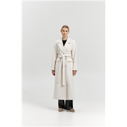 Пальто женское демисезонное 26326 (молочный/рубчик)