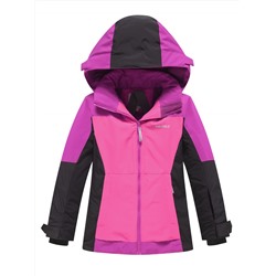 Горнолыжный костюм зимний для девочки розового цвета 9434R