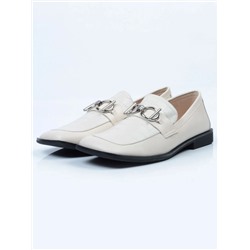 03-DP93-3 LT. BEIGE Лоферы женские (натуральная кожа)