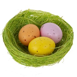 GAEM Набор из 9-ти изделий декоративных "Гнездо пасхальное" (5,5*5), L18 W14 H5,5 см