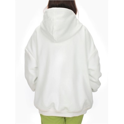 2560 WHITE/GREEN Худи женское (50 гр. синтепон)