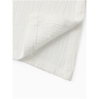 Пончо муслиновое детское LoveLife, 56×70 см, 100% хлопок, 120 г/м², белое