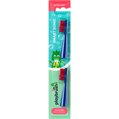 playbrush Aufsteckbürsten Kinder Smart Sonic rot Насадки для детской электрической щетки Sonic, 2 шт.