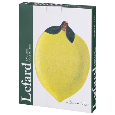 ТАРЕЛКА LEFARD "ЛЕМОН ТРИ" 28,5*20*3,5 СМ