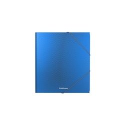Папка на резинке А5+, 550 мкм, ErichKrause Diagonal Vivid, корешок 5 мм, до 300 листов, микс