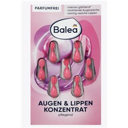 Balea Konzentrat Augen & Lippen, Балеа капсулы для Кожи вокруг глаз и губ в капсулах, 1 упаковка (7 штук)