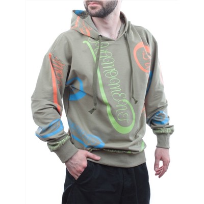 2700 LT. GREEN Толстовка мужская (75% хлопок, 20% полиэстер, 5% спандекс)