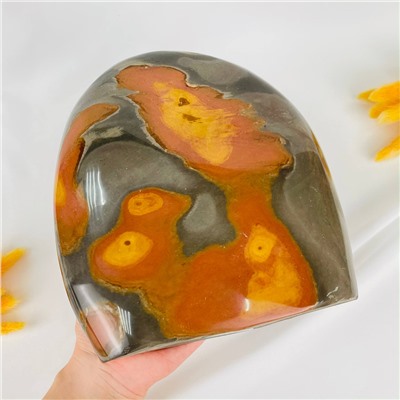 Радуга Самоцветов Полированная океаническая Яшма