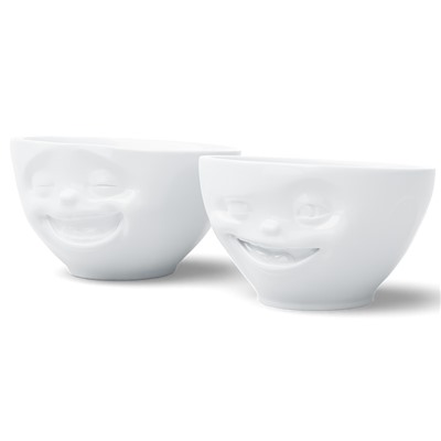 Набор чаш Laughing & Winking, 200 мл, белый, 2 шт.