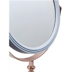 Rama Rose Зеркало косметическое двустороннее настольное K475, овальное, 16,5 x 19,7 см