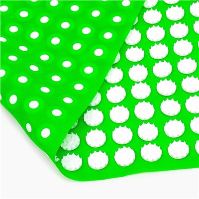 Аппликатор Кузнецова комплект, коврик 384 колючки, спанбонд, зелёный, 500×750 мм + валик 380×130