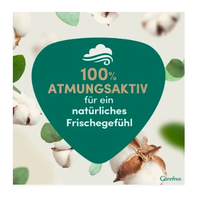 Carefree  Slipeinlagen Organic Cotton Normal 30 St, Карефри Ежедневные прокладки из органического хлопка Normal 30шт, 1 упаковка (30штук)