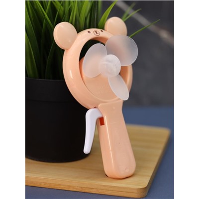 Портативный механический ручной вентилятор «Mini beer», mix, шоу-бокс 24 шт.