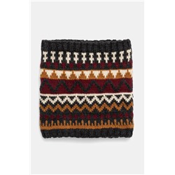 Komin męski wzorzysty  kolor multicolor