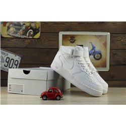 Зимние Nike Air Force из натуральной кожи
