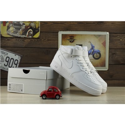 Зимние Nike Air Force из натуральной кожи