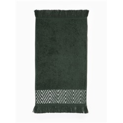Полотенце махровое LoveLife «Танами» 30×50 см, зелёное, 100% хлопок, 430 г/м²