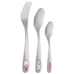 НАБОР ДЕТСКИХ СТОЛОВЫХ ПРИБОРОВ LEFARD "МОЯ ЗАЙКА" 3 ПР.