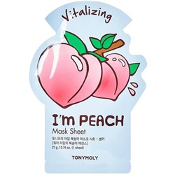 Tonymoly I?m Peach Mask Sheet  Тканевая маска I?m Peach