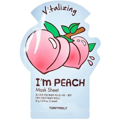 Tonymoly I?m Peach Mask Sheet  Тканевая маска I?m Peach