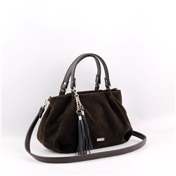 Сумка 607 эко-замша кофе ХИТ продаж