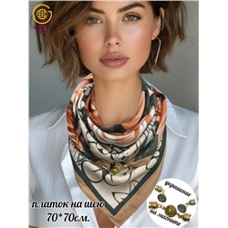 Платок на шею с украшением Артикул 2455/33
