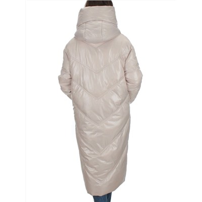 22-203 BEIGE Пальто зимнее женское (200 гр. тинсулейт)