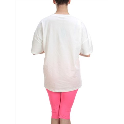 KD-791 WHITE/CRIMSON Костюм-двойка женский 7986 TREND