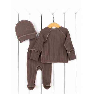 Комплект детский Baby Boom КН154/2-Р Ажурная рибана Кофе я734