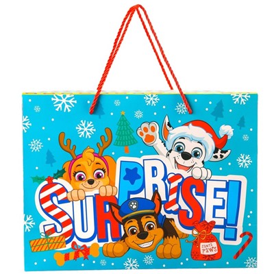 Пакет-коробка"Surprise", 15х40х30 см, Paw Patrol