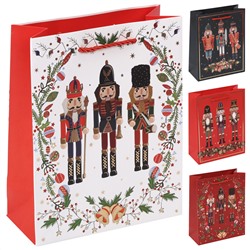 Пакет подарочный НГ 18*23*8 Щелкунчик ассорти 4 вида КОКОС 242409/12/Китай