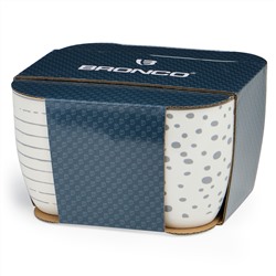 НАБОР КРУЖЕК BRONCO "DREAMS" 4 ШТ. 360 МЛ.