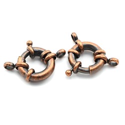 Замок кольцо цв.медный диаметр 16мм