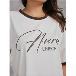 Футболка "Аура" Экрю женская