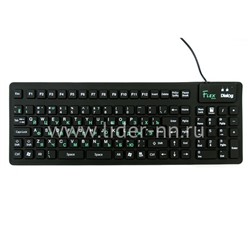 Клавиатура DIALOG проводная гибкая Flex KFX-03U USB (черная)