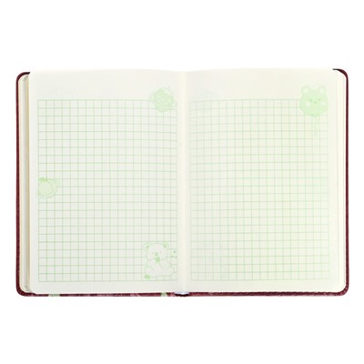 Записная книжка подарочная, А6, 100 листов, цветной блок, с фигурным хлястиком на магните, «Аниме», МИКС