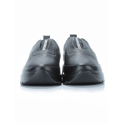 03-5303 BLACK Полуботинки женские (натуральная кожа)