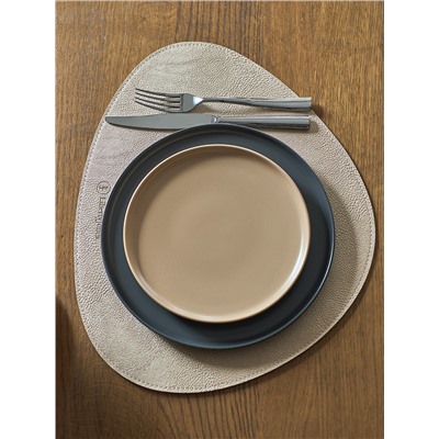 Набор из 2-х двухсторонних сервировочных салфеток Drop, 33х41 см, коричневый/карамельный