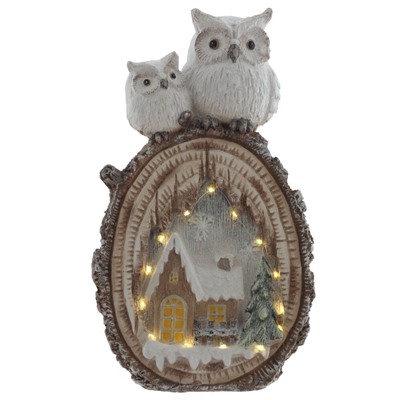 GAEM Фигурка декоративная "Совы" (подсветка, 3xAA, н/п), L31 W13 H53 см