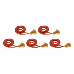 Набор Панчамукхи Рудракша Мала (5 шт), Panchamukhi (five-faced) Rudraksha Mala Set, произв. Isha Life