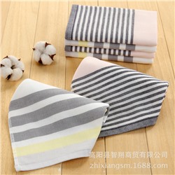 New product Double-layer gauze wool square towel, high-speed square hanging towel, kitchen towel, factory price wholesale cotton gauze