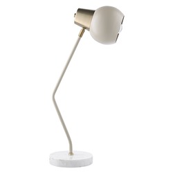 Лампа настольная Rond, Ø18х60 см, бежевая