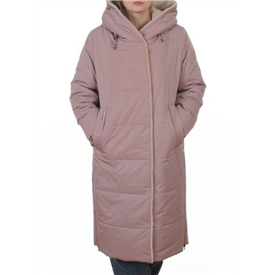 T-9115 LILAC Пальто зимнее женское (верблюжья шерсть)