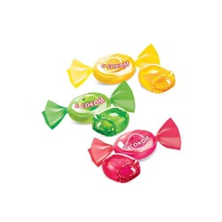 Карамель с соком малины, яблока и лимона (упаковка 1 кг)