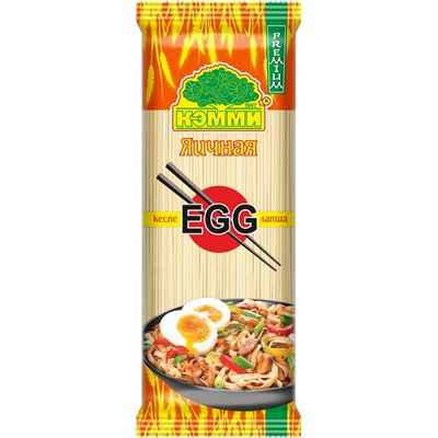 Лапша пшеничная яичная PREMIUM EGG 250гр (30шт)
