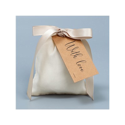 Мешочек подарочный из хлопка «С любовью», 10 х 12 см +/- 1.5 см
