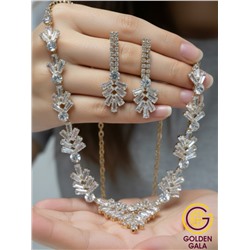 Набор бижутерии "Вечерний шарм" Арт Н5 модель 2 золото