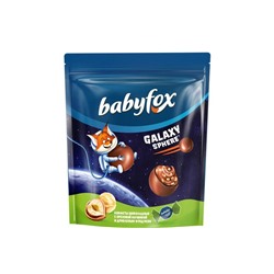 «BabyFox», конфеты шоколадные Galaxy sphere с фундуком, 130 г
