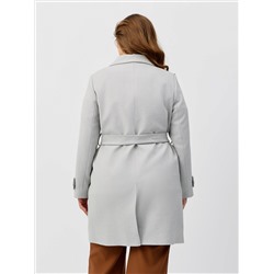 Пальто женское демисезонное 25570 (сильвер/ёлочка)