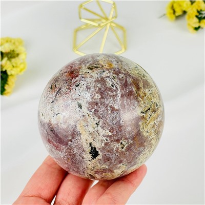 Радуга Самоцветов Шар из Яшмы океанической